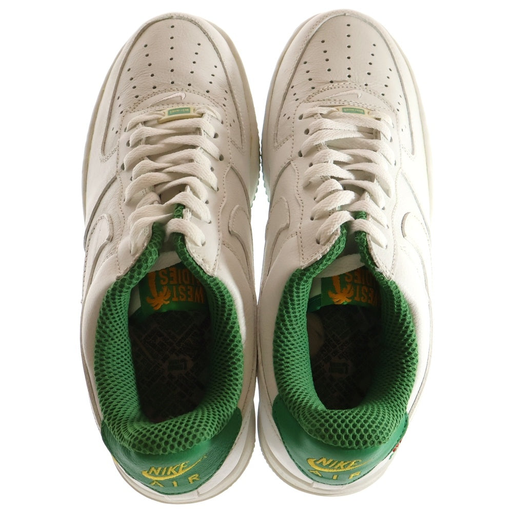 NIKE(ナイキ) 【観賞用2002年製】 AIR FORCE1 PLUS WEST INDIES 1 エアフォース 1 プラス ローカットスニーカーシューズ ホワイト/グリーン US10/28cm 624054-111