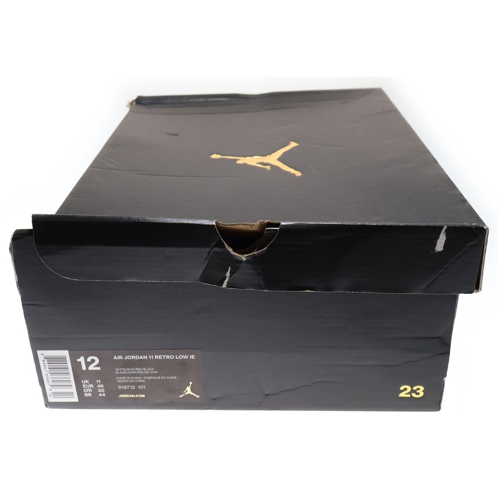 NIKE(ナイキ) 【観賞用2001年製】 AIR JORDAN 1 RETRO LOW BRED エアジョーダン1 ブレッド ハイカットスニーカー ブラック/レッド US11/29cm 136066-061