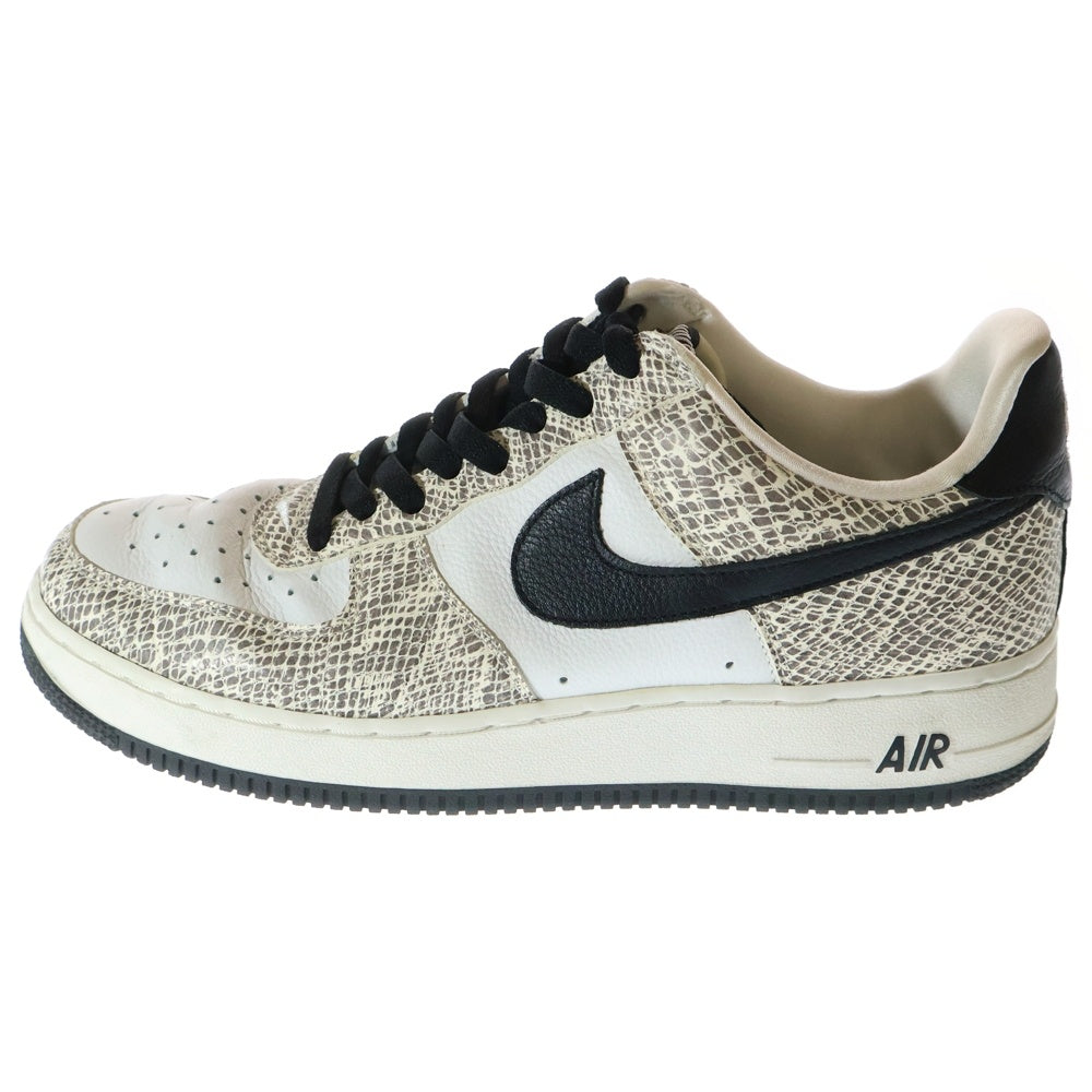 NIKE(ナイキ) 【観賞用2006年製】 AIR FORCE 1 LOW Cocoa Snake エアフォース 1 ココアスネーク ローカットスニーカーシューズ ホワイト/グレー US10/28cm 314295-101