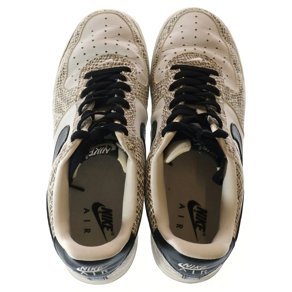NIKE(ナイキ) 【観賞用2006年製】 AIR FORCE 1 LOW Cocoa Snake エアフォース 1 ココアスネーク ローカットスニーカーシューズ ホワイト/グレー US10/28cm 314295-101