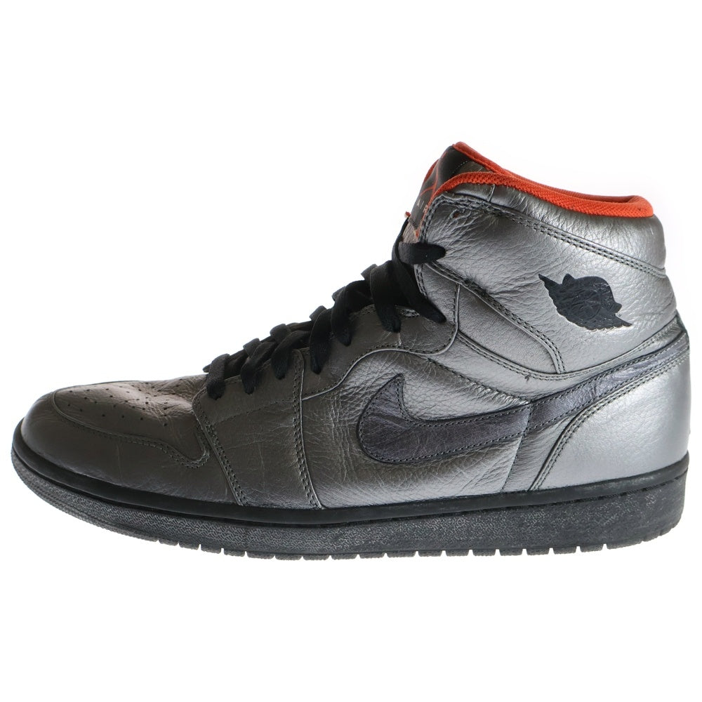 NIKE(ナイキ) 【観賞用2009年製】 AIR JORDAN 1 RETRO HIGH PREMIER エアジョーダン1 ハイ プレミア ハイカットスニーカー シルバー US12/30cm