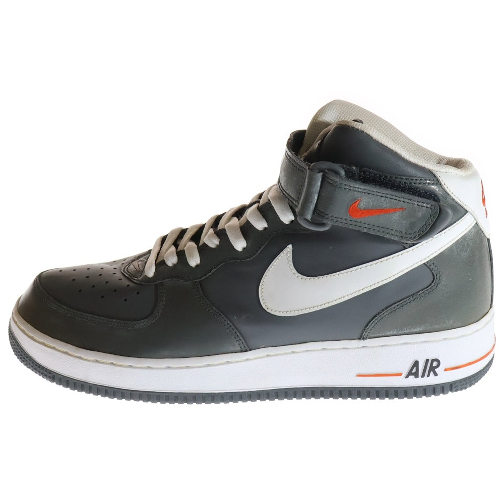 NIKE(ナイキ) 【観賞用2004年製】 AIR FORCE 1 MID Grafhite エアフォース 1 ミドルカットスニーカーシューズ グレー US11/29cm 306352-013