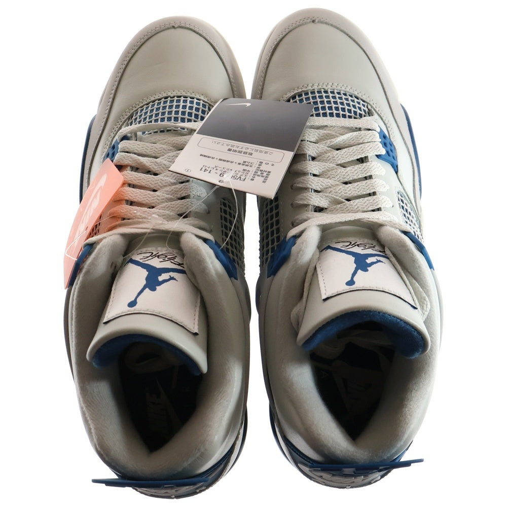 NIKE(ナイキ) AIR JORDAN 4 RETRO INDUSTRIAL BLUE エアジョーダン4 レトロ インダストリアルブルー ハイカットスニーカー ホワイト/ブルー US11/29cm FV5029-141