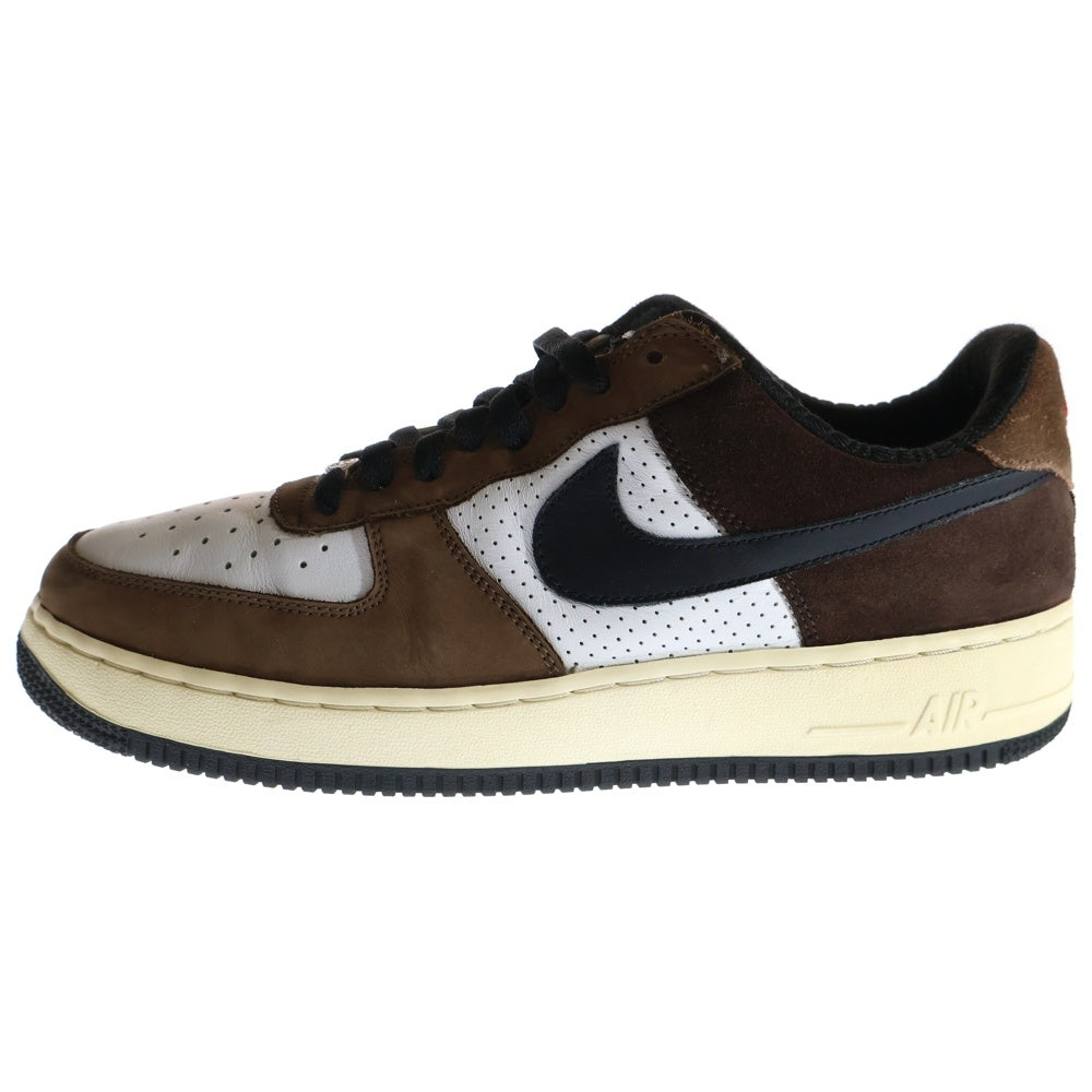 NIKE(ナイキ) 【観賞用2005年製】 AIR FORCE 1 LOW エアフォース 1 ローカットスニーカー ブラウン/ホワイト/ブラック US11/29cm 312489-101