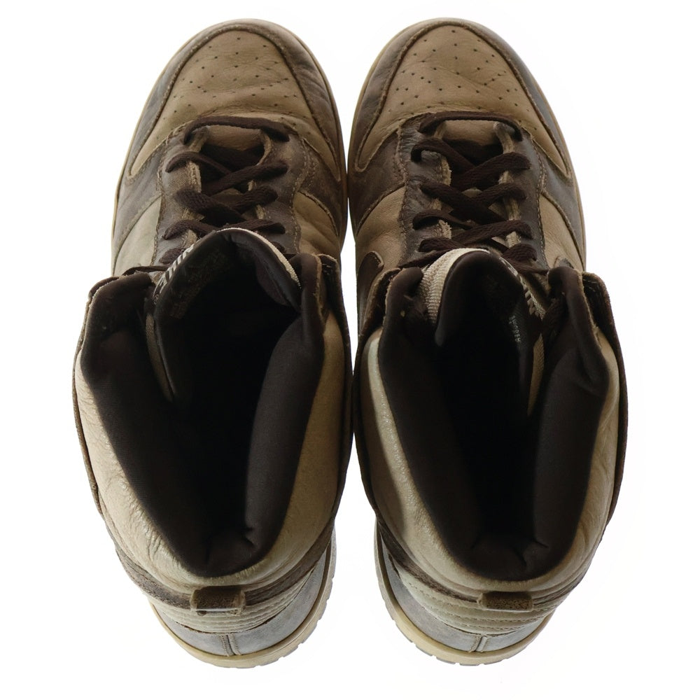 NIKE(ナイキ) 【観賞用2003年製】 DUNK HIGH DIRTY PACK ダンク ハイ ダーティ パック ハイカットスニーカー ブラウン US10.5/28.5cm 304717-223