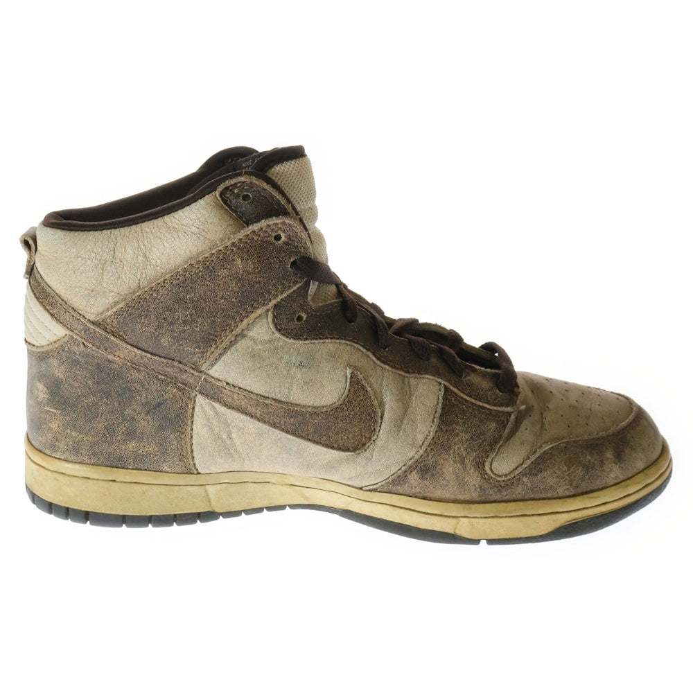 NIKE(ナイキ) 【観賞用2003年製】 DUNK HIGH DIRTY PACK ダンク ハイ ダーティ パック ハイカットスニーカー ブラウン US10.5/28.5cm 304717-223