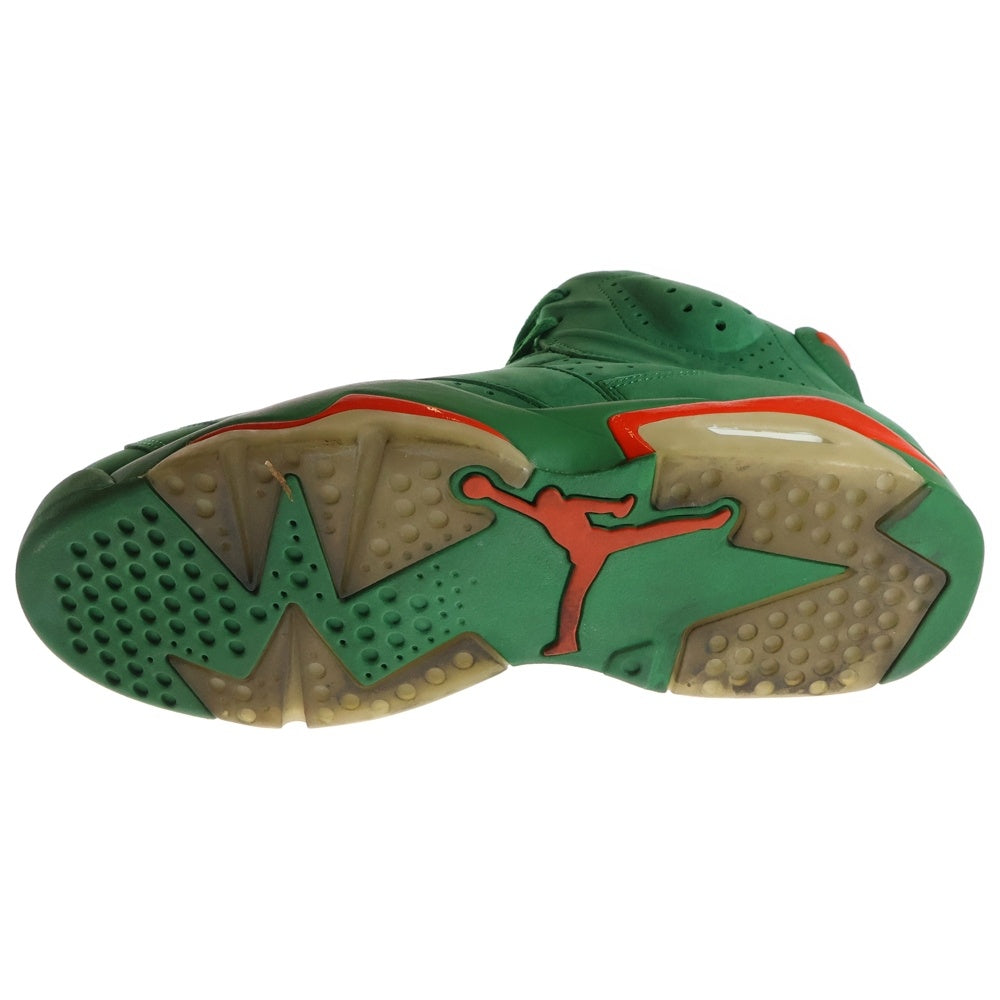 NIKE(ナイキ) AIR JORDAN 6 RETRO GATORADE エアジョーダン6 レトロ ゲータレード ハイカットスニーカー グリーン US10.5/28.5cm AJ5986-335