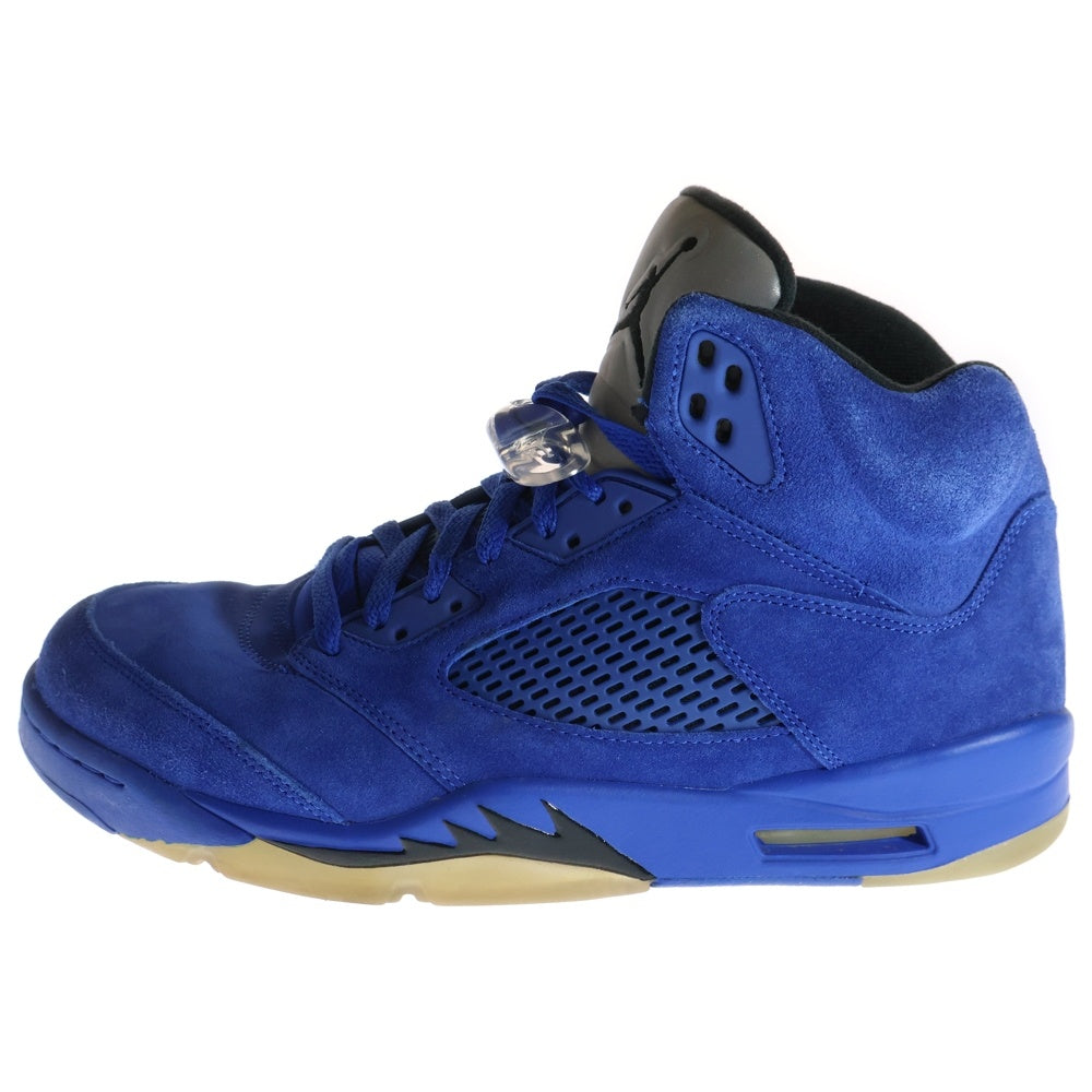 NIKE(ナイキ) AIR JORDAN 5 RETRO GAME ROYAL BLACK エアジョーダン 5 レトロ ゲーム ロイヤル ブラック ハイカットスニーカー ブルー US/11/29cm 136027-401