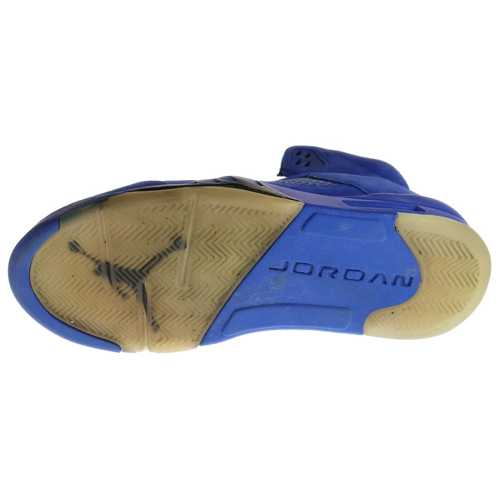 NIKE(ナイキ) AIR JORDAN 5 RETRO GAME ROYAL BLACK エアジョーダン 5 レトロ ゲーム ロイヤル ブラック ハイカットスニーカー ブルー US/11/29cm 136027-401