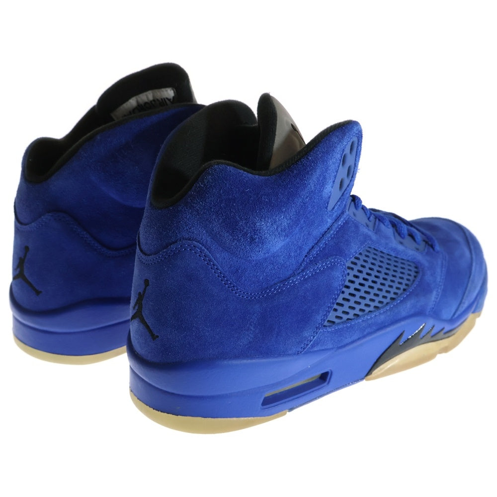 NIKE(ナイキ) AIR JORDAN 5 RETRO GAME ROYAL BLACK エアジョーダン 5 レトロ ゲーム ロイヤル ブラック ハイカットスニーカー ブルー US/11/29cm 136027-401