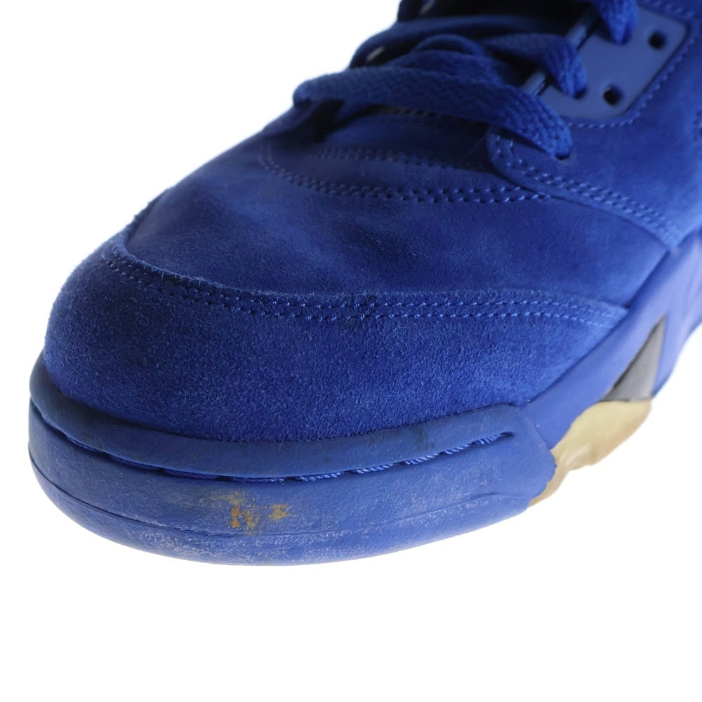 NIKE(ナイキ) AIR JORDAN 5 RETRO GAME ROYAL BLACK エアジョーダン 5 レトロ ゲーム ロイヤル ブラック ハイカットスニーカー ブルー US/11/29cm 136027-401