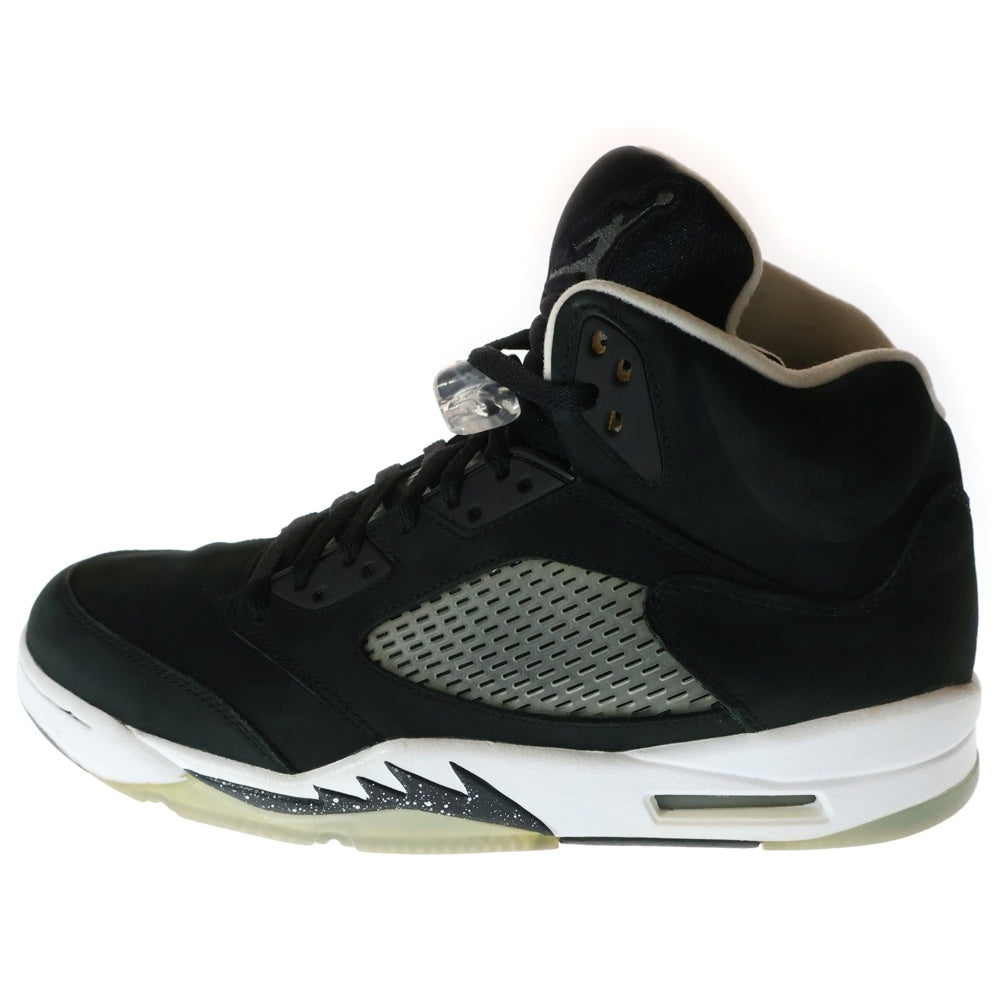 NIKE(ナイキ) AIR JORDAN 5 RETRO エアジョーダン 5 レトロ オレオ ハイカットスニーカー ブラック US12/30cm 136027-035