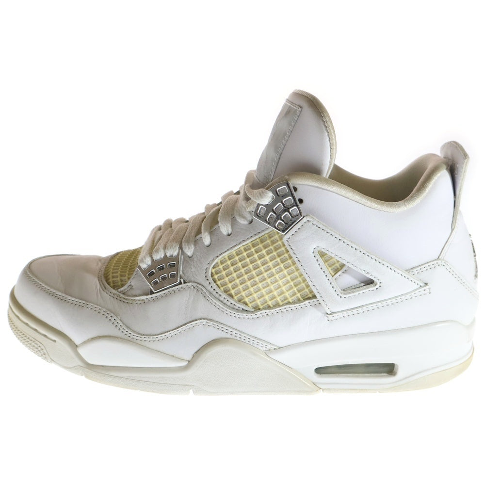 NIKE(ナイキ) AIR JORDAN 4 PURE MONEY エアジョーダン4 ピュアマネー ハイカットスニーカー ホワイト US11/29cm 308497-100