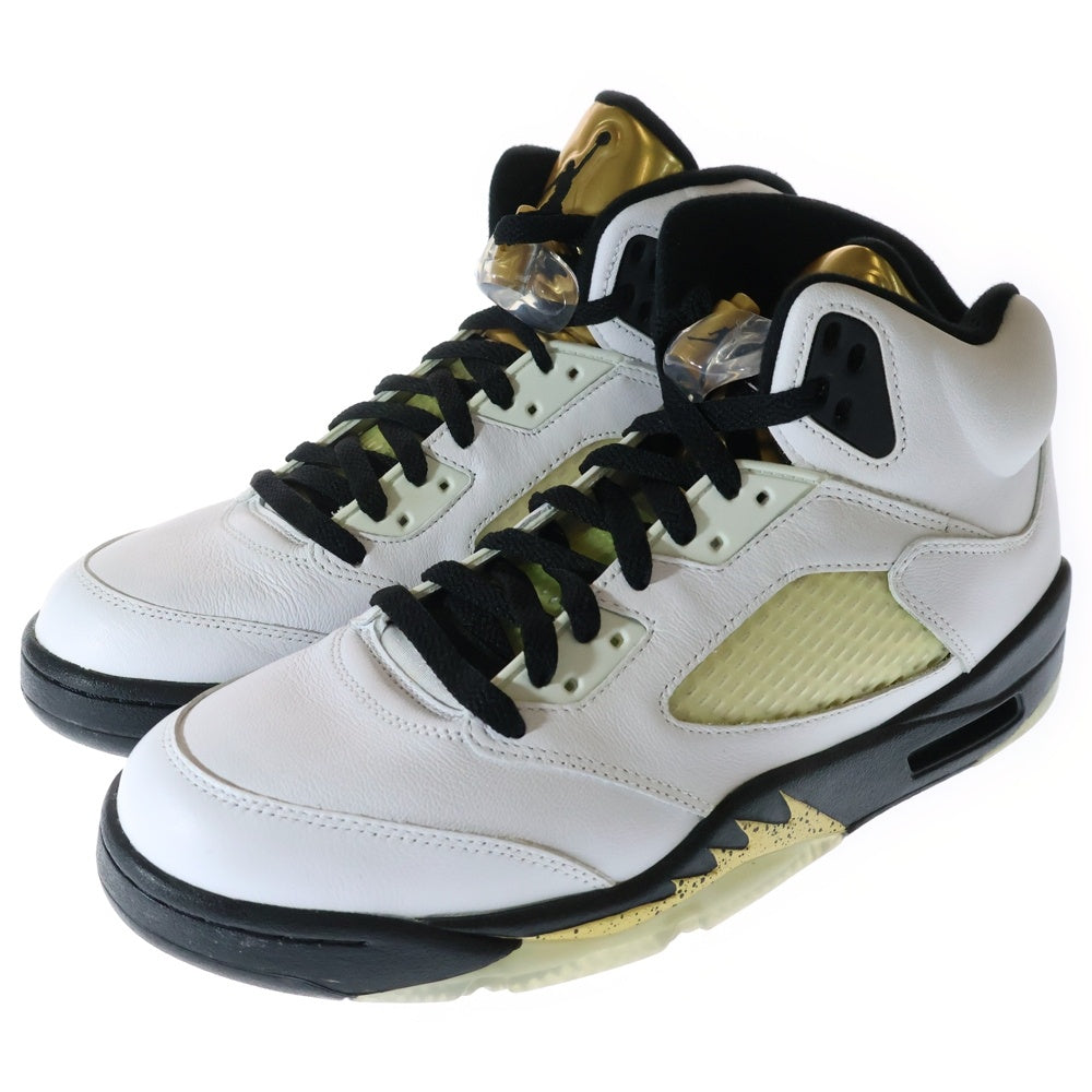 NIKE(ナイキ) AIR JORDAN 5 RETRO Olympic エアジョーダン 5 オリンピック ハイカットスニーカー ホワイト US10/28cm 136027-133