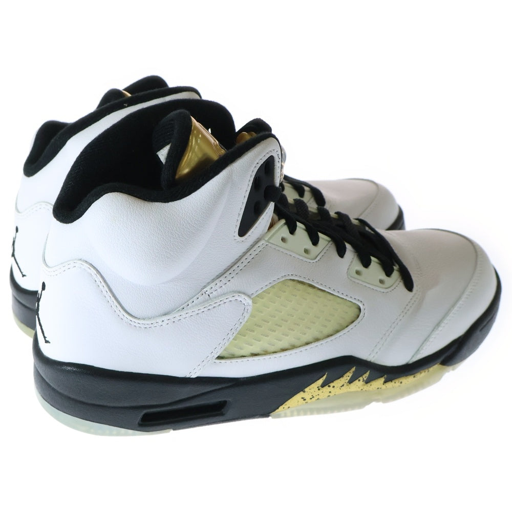 NIKE(ナイキ) AIR JORDAN 5 RETRO Olympic エアジョーダン 5 オリンピック ハイカットスニーカー ホワイト US10/28cm 136027-133