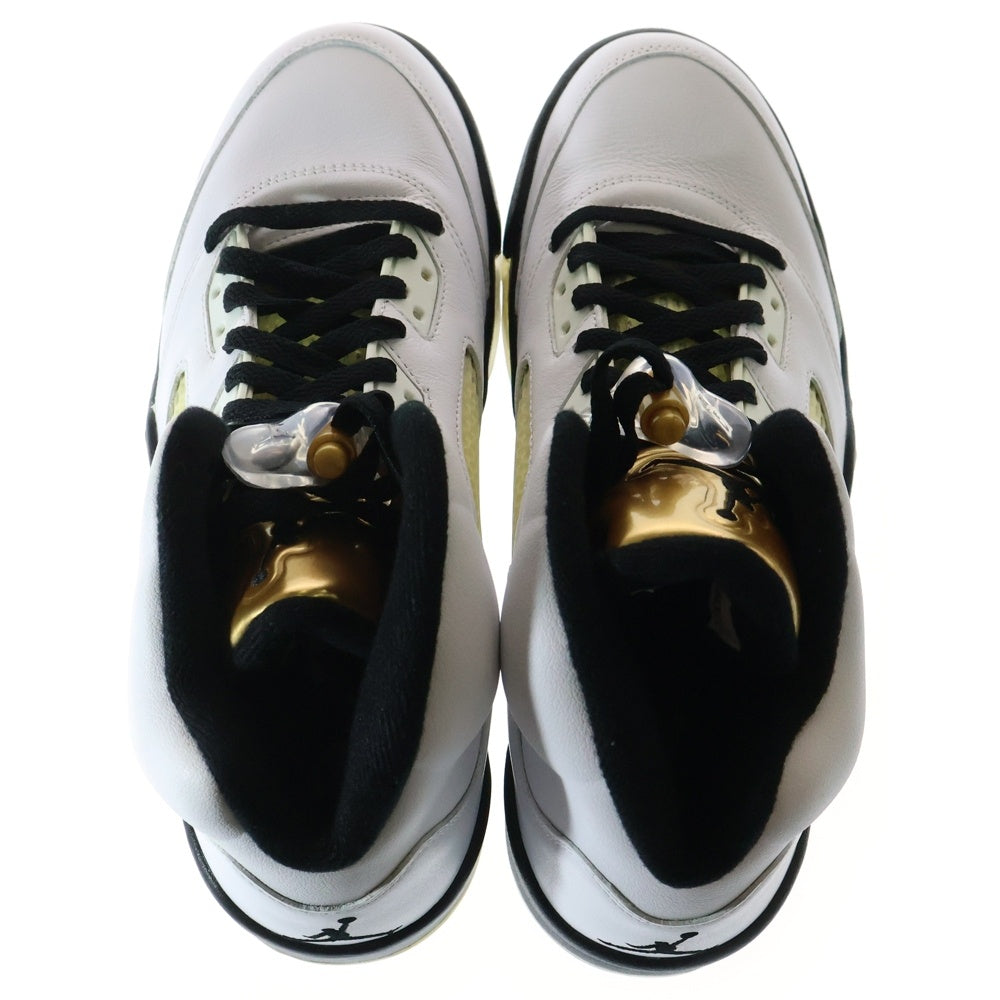 NIKE(ナイキ) AIR JORDAN 5 RETRO Olympic エアジョーダン 5 オリンピック ハイカットスニーカー ホワイト US10/28cm 136027-133