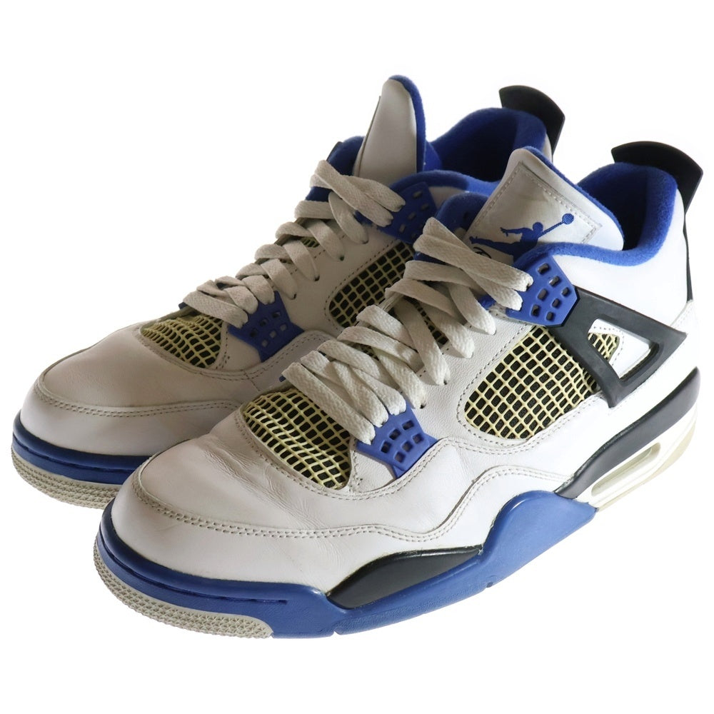 NIKE(ナイキ) AIR JORDAN 4 RETRO MOTORSPORTS 2017 エアジョーダン4 レトロ モータースポーツ ハイカットスニーカー ホワイト/ブルー US11/29cm 308497-117