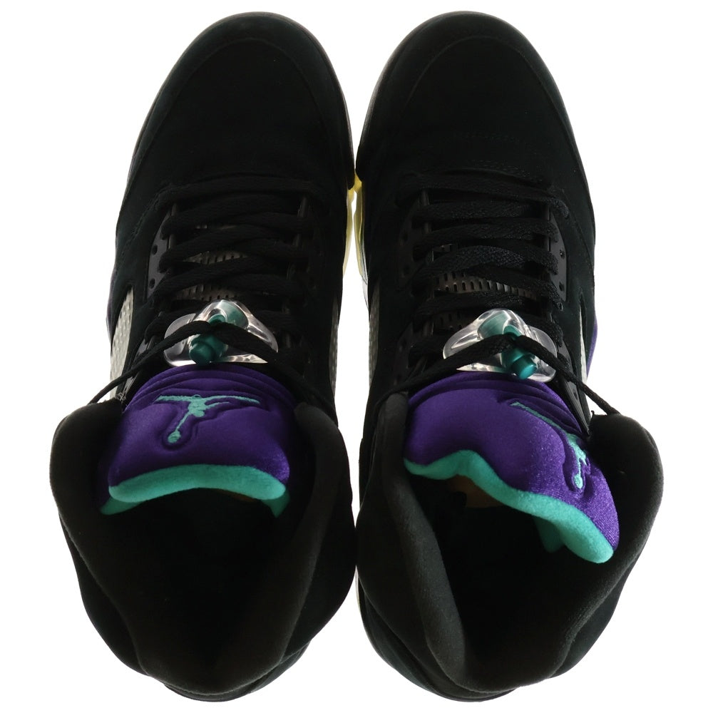NIKE(ナイキ) AIR JORDAN 5 RETRO BLACK GRAPE エアジョーダン 5 ブラック グレープ ハイカットスニーカー ブラック US11/29cm 136027-007