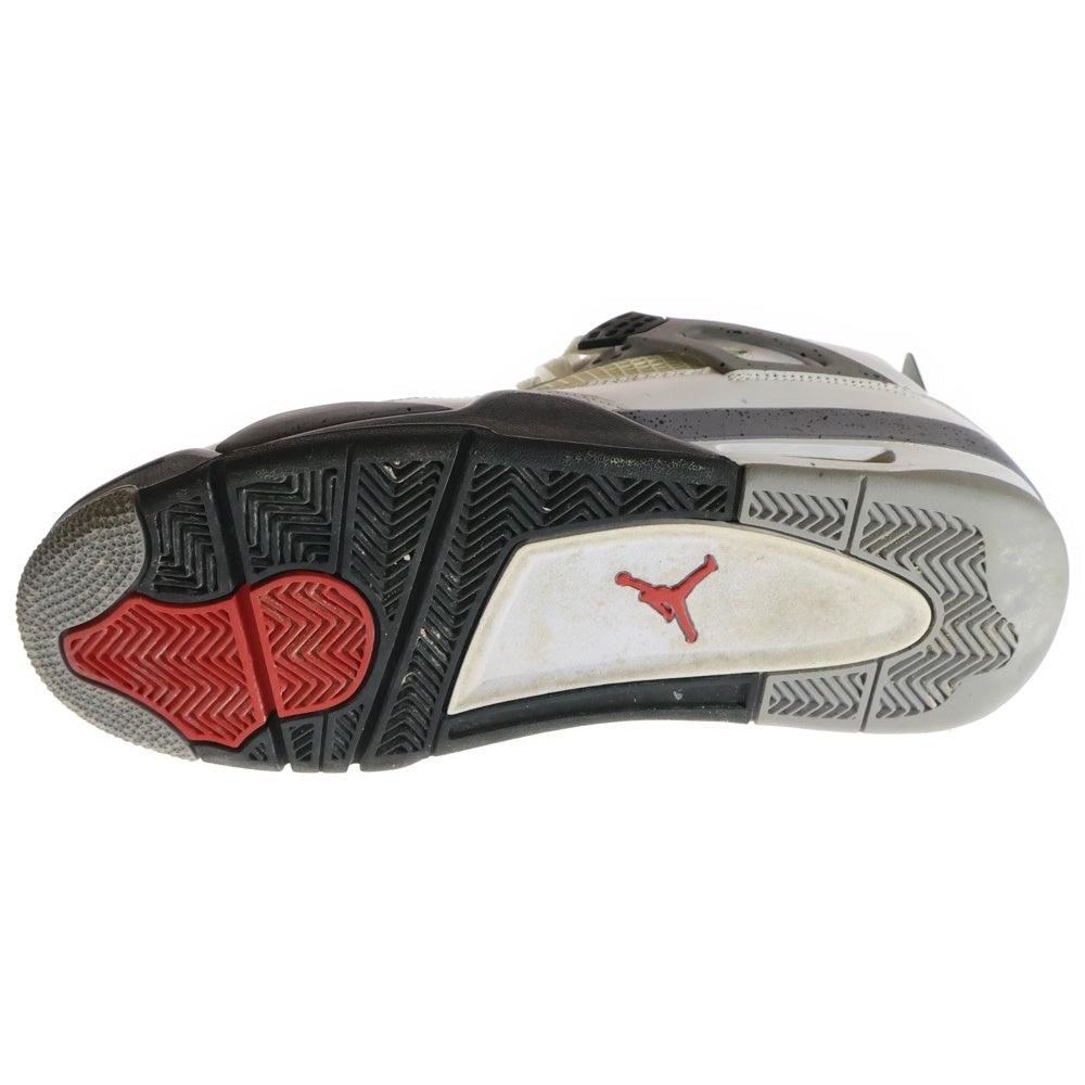 NIKE(ナイキ) 【観賞用2012年】 AIR JORDAN 4 RETRO WHITE CEMENT エアジョーダン4 レトロ ホワイト セメント ハイカットスニーカー ホワイト US10/28cm 308497-103