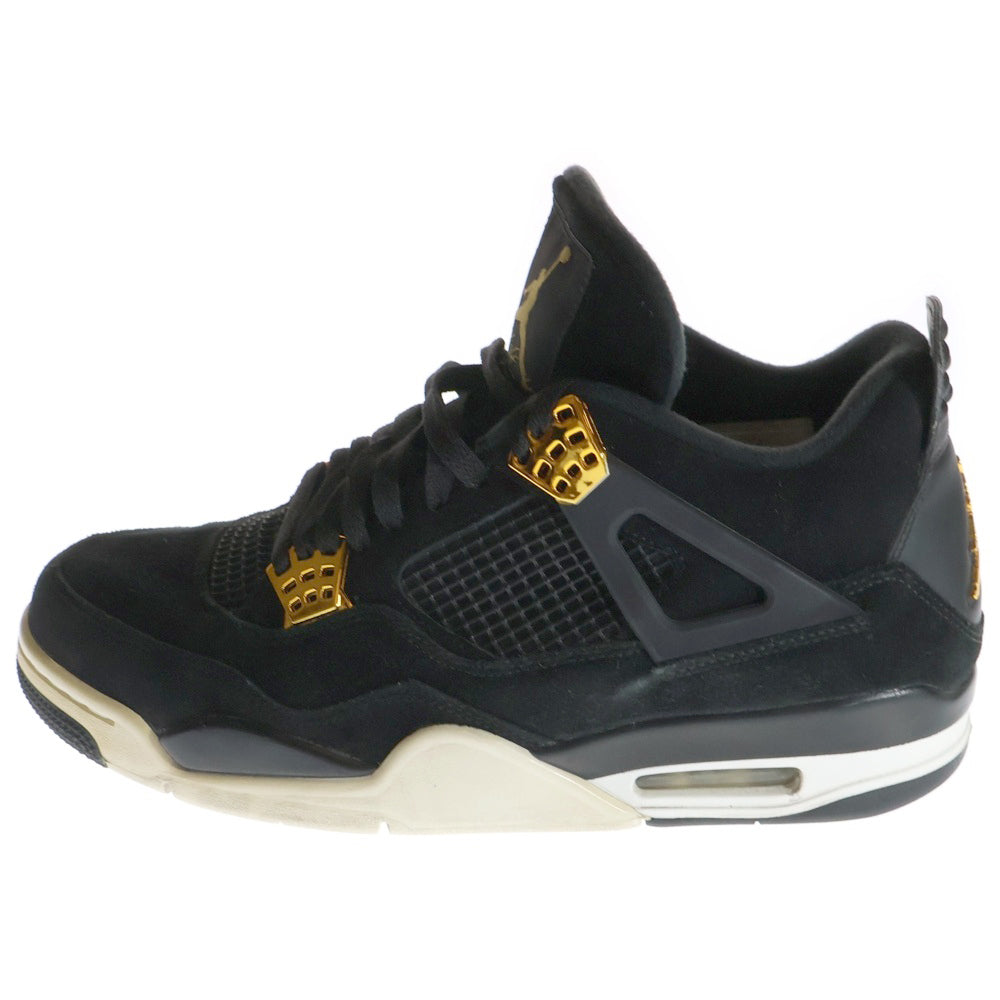 NIKE(ナイキ) AIR JORDAN 4 RETRO ROYALTY エアジョーダン4 レトロ ロイヤルティ ハイカットスニーカー ブラック US11/29cm 308497-032