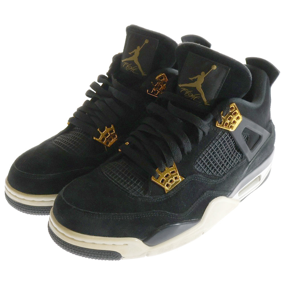 NIKE(ナイキ) AIR JORDAN 4 RETRO ROYALTY エアジョーダン4 レトロ ロイヤルティ ハイカットスニーカー ブラック US11/29cm 308497-032