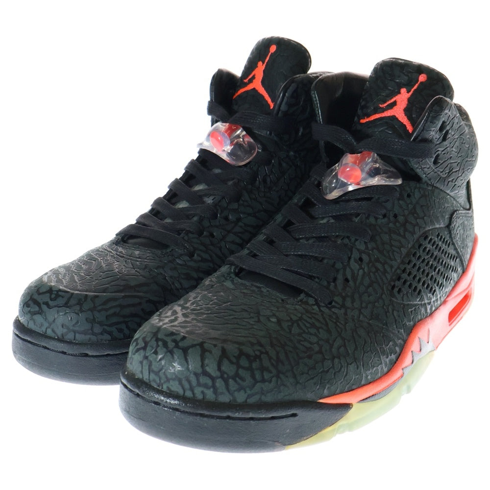 NIKE(ナイキ) AIR JORDAN 3 LAB 5 INFRARED エアジョーダン3 ラボ インフラレッド ハイカットスニーカー ブラックUS10/28cm 599581-010