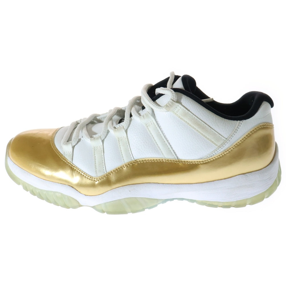NIKE(ナイキ) AIR JORDAN 11 RETRO LOW CLOSING CEREMONY エアジョーダン11 レトロ クロージング セレモニー ローカットスニーカー ホワイト/ゴールド US12/30cm 528895-103
