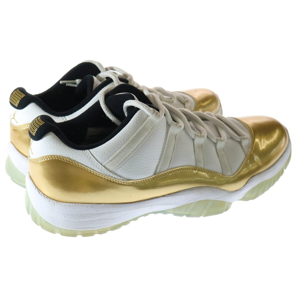 NIKE(ナイキ) AIR JORDAN 11 RETRO LOW CLOSING CEREMONY エアジョーダン11 レトロ クロージング セレモニー ローカットスニーカー ホワイト/ゴールド US12/30cm 528895-103