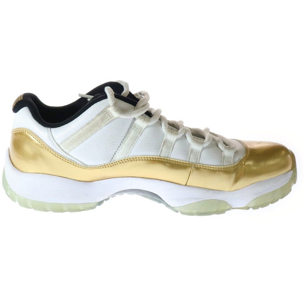 NIKE(ナイキ) AIR JORDAN 11 RETRO LOW CLOSING CEREMONY エアジョーダン11 レトロ クロージング セレモニー ローカットスニーカー ホワイト/ゴールド US12/30cm 528895-103