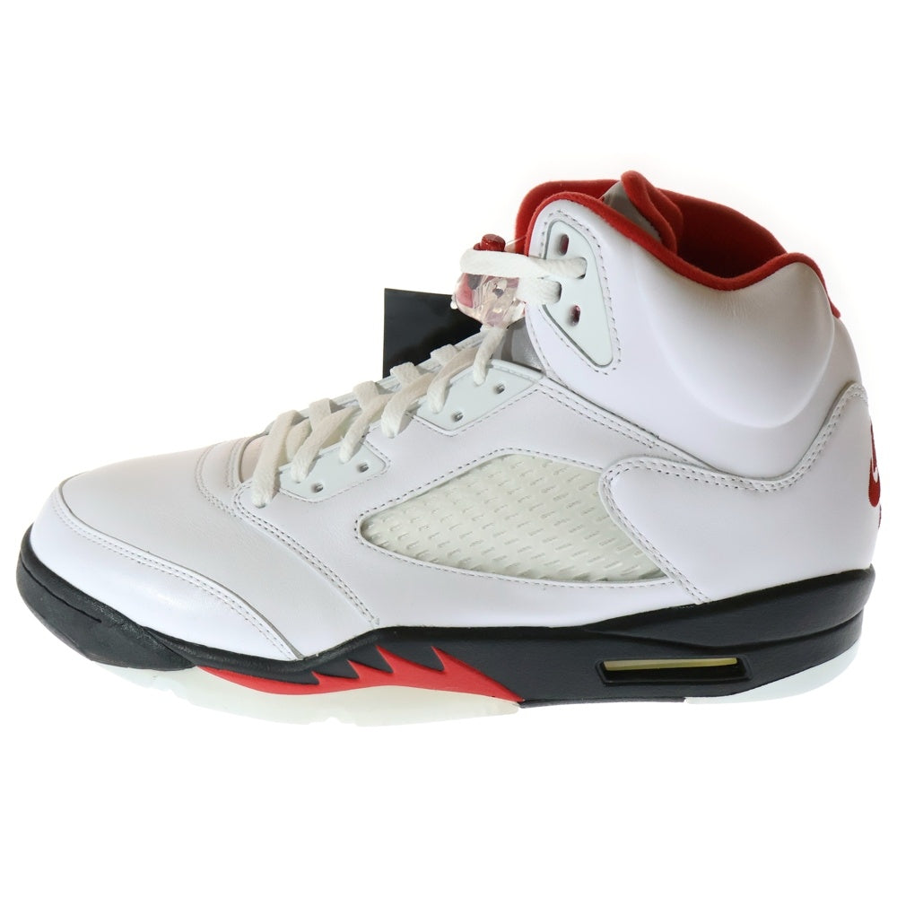 NIKE(ナイキ) AIR JORDAN 5 RETRO OG FIRE RED エアジョーダン レトロ ファイアレッド ハイカットスニーカー ホワイト/レッド US12/30cm DA1911-102