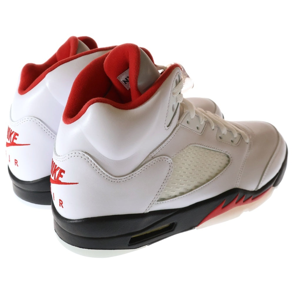 NIKE(ナイキ) AIR JORDAN 5 RETRO OG FIRE RED エアジョーダン レトロ ファイアレッド ハイカットスニーカー ホワイト/レッド US12/30cm DA1911-102