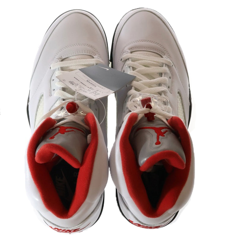 NIKE(ナイキ) AIR JORDAN 5 RETRO OG FIRE RED エアジョーダン レトロ ファイアレッド ハイカットスニーカー ホワイト/レッド US12/30cm DA1911-102