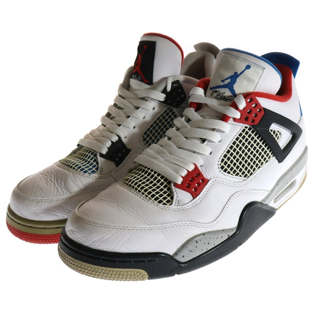 NIKE(ナイキ) AIR JORDAN 4 RETRO SE WHAT THE 4 エアジョーダン4 レトロ ワット ザ 4 ハイカットスニーカー ホワイト US11/29cm CI1184-146