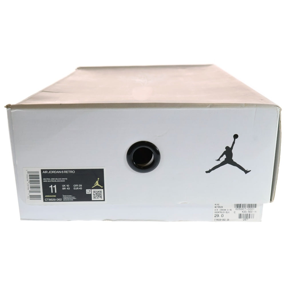 NIKE(ナイキ) AIR JORDAN 6 エアジョーダン 6ハイカットスニーカー ホワイト US11/29cm CT8529-062
