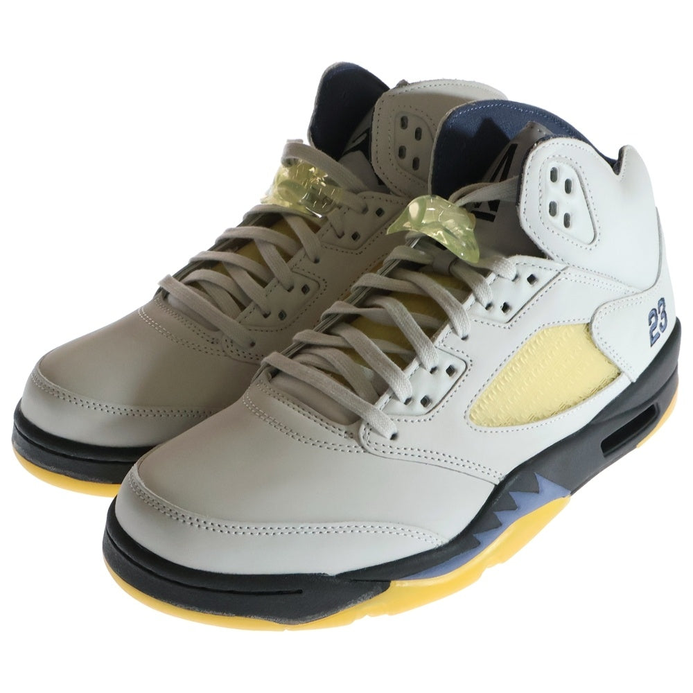 NIKE(ナイキ) ×A MA MANIERE WMNS AIR JORDAN 5 RETRO SP DAWN アママニエール ウィメンズ エアジョーダン5 ドーン ハイカットスニーカー グレー US12.5/29.5cm FZ5758-004