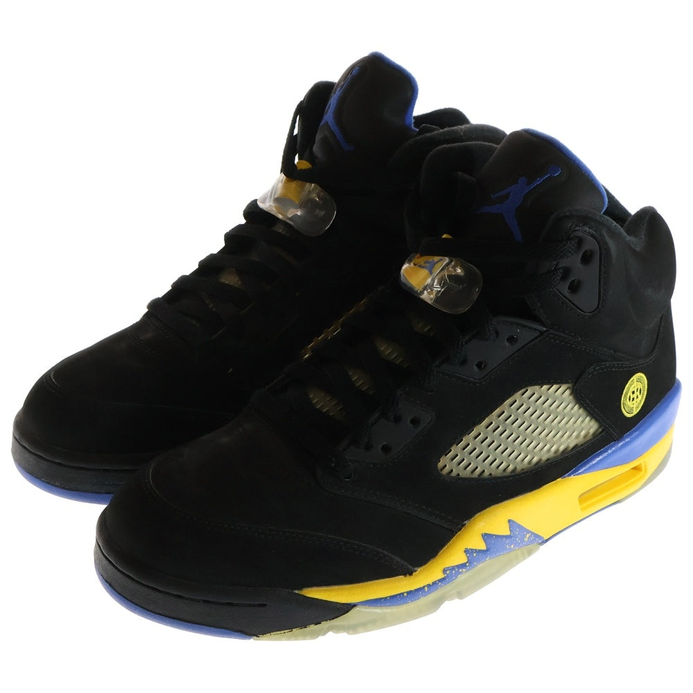 NIKE(ナイキ) AIR JORDAN 5 RETRO SHANGHAI SHEN エアジョーダン5 レトロ シャンハイ シェン ハイカットスニーカー ブラック/イエロー US10/28cm 136027-089