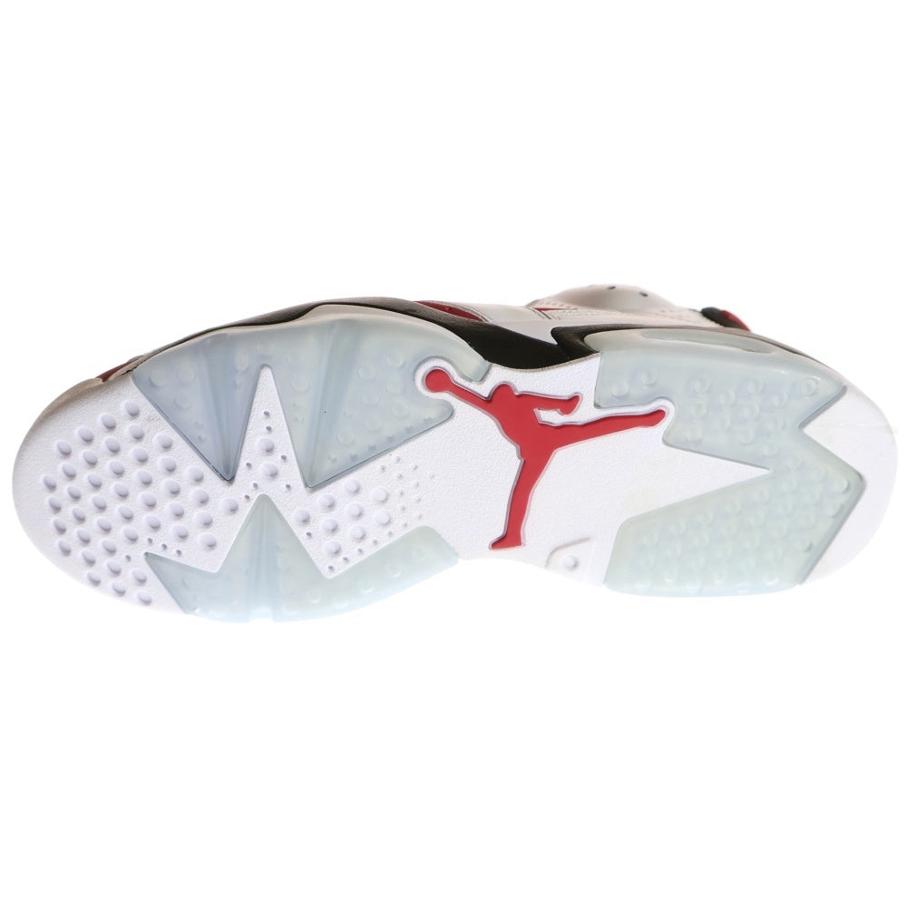 NIKE(ナイキ) AIR JORDAN 6 RETRO CARMINE エアジョーダン6 カーマイン ハイカットスニーカー ホワイト/レッド US11/29cm CT8529-106