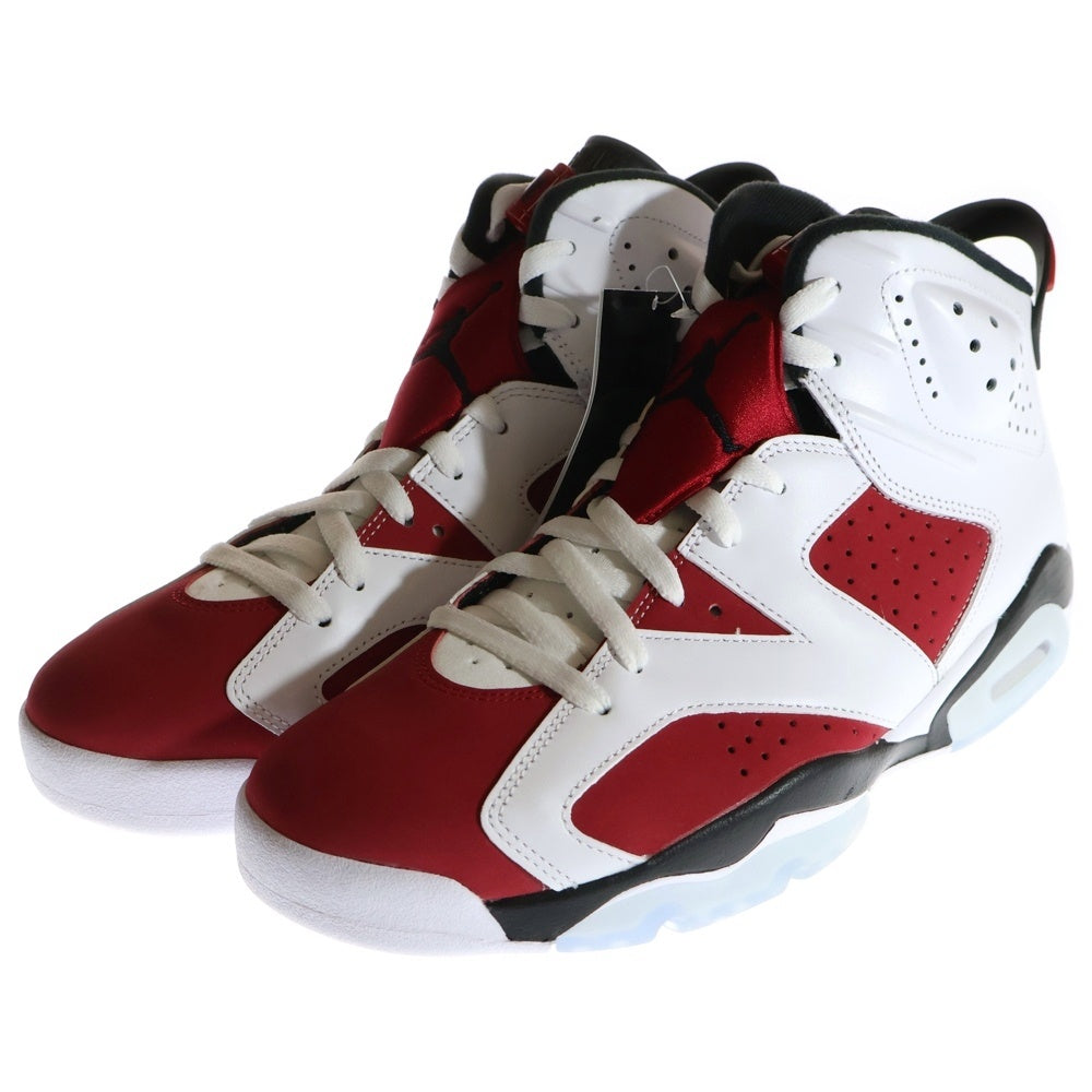 NIKE(ナイキ) AIR JORDAN 6 RETRO CARMINE エアジョーダン6 カーマイン ハイカットスニーカー ホワイト/レッド US11/29cm CT8529-106