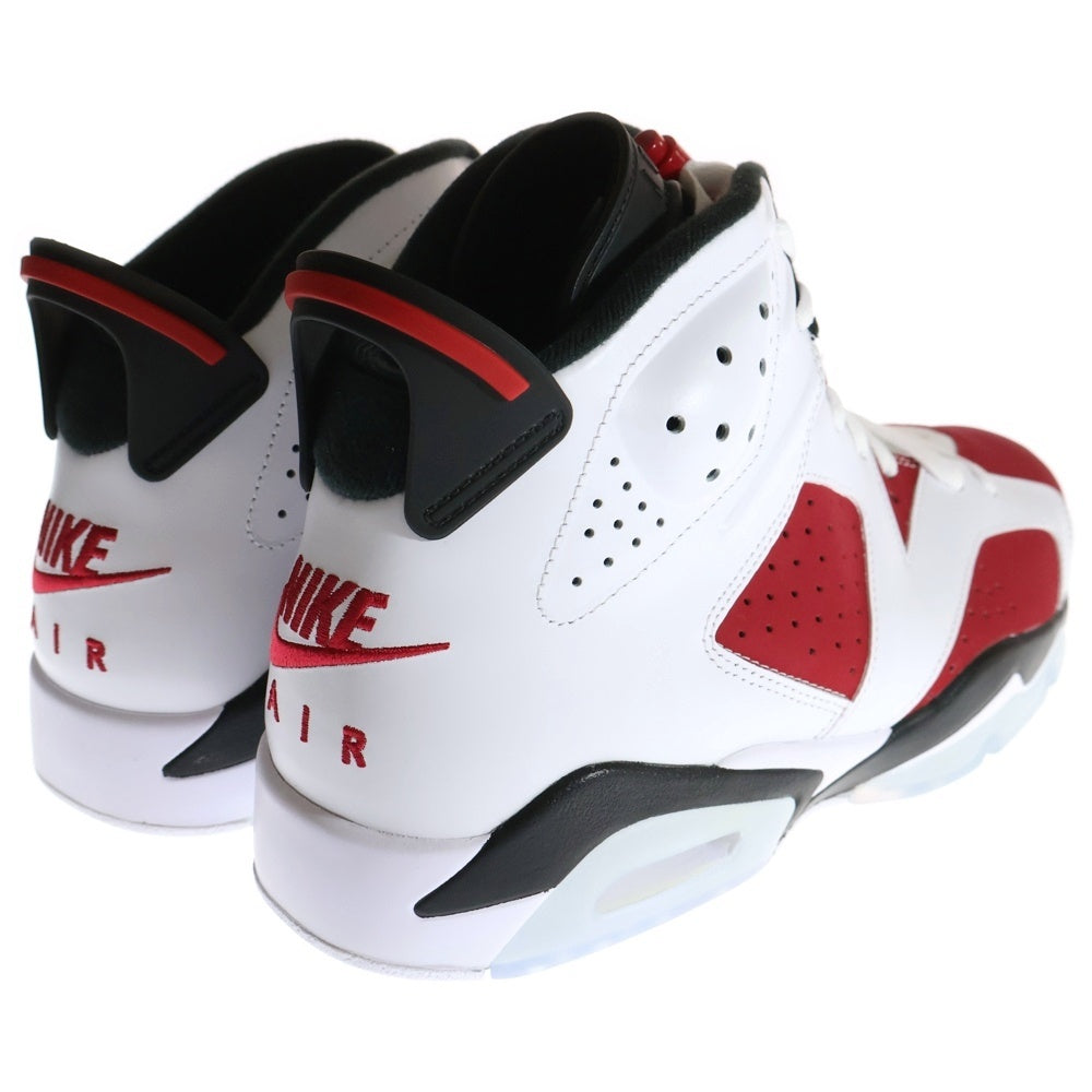 NIKE(ナイキ) AIR JORDAN 6 RETRO CARMINE エアジョーダン6 カーマイン ハイカットスニーカー ホワイト/レッド US11/29cm CT8529-106