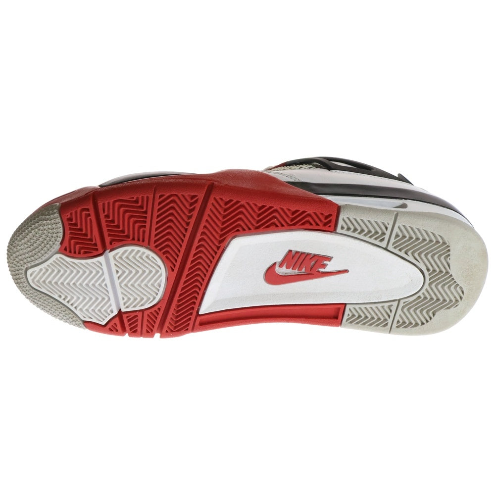 NIKE(ナイキ) AIR JORDAN 4 RETRO OG FIRE RED 2020 エアジョーダン4 レトロ ファイヤーレッド ハイカットスニーカー ホワイト/レッド US11.5/29.5cm DC7770-160