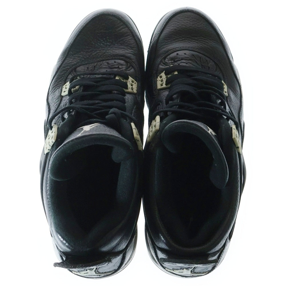 NIKE(ナイキ) 【観賞用2015年】 AIR JORDAN 4 RETRO OREO エアジョーダン4 レトロ オレオ ハイカットスニーカー ブラック US10.5/28.5cm 314254-003
