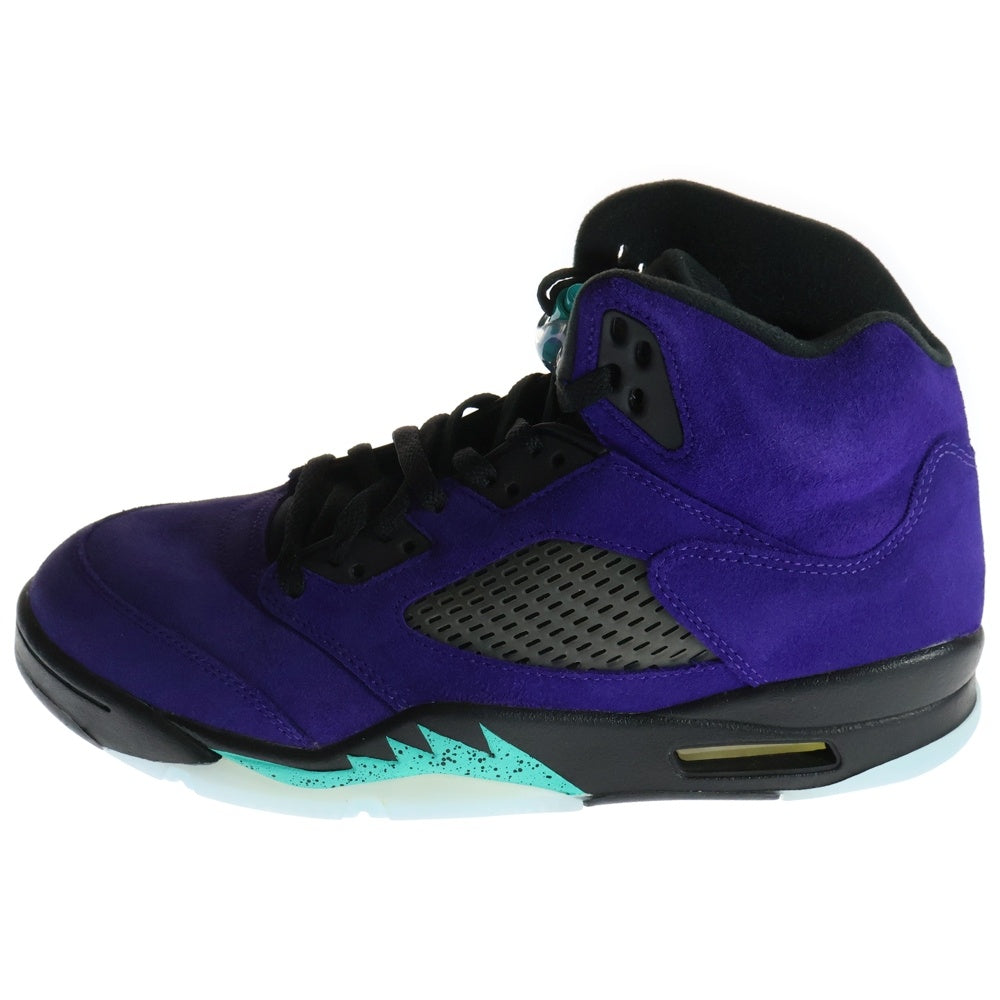 NIKE(ナイキ) AIR JORDAN 5 PURPLE GRAPE エアジョーダン 5 パープルグレープ ハイカットスニーカー ブルー US11/29cm 136027-500