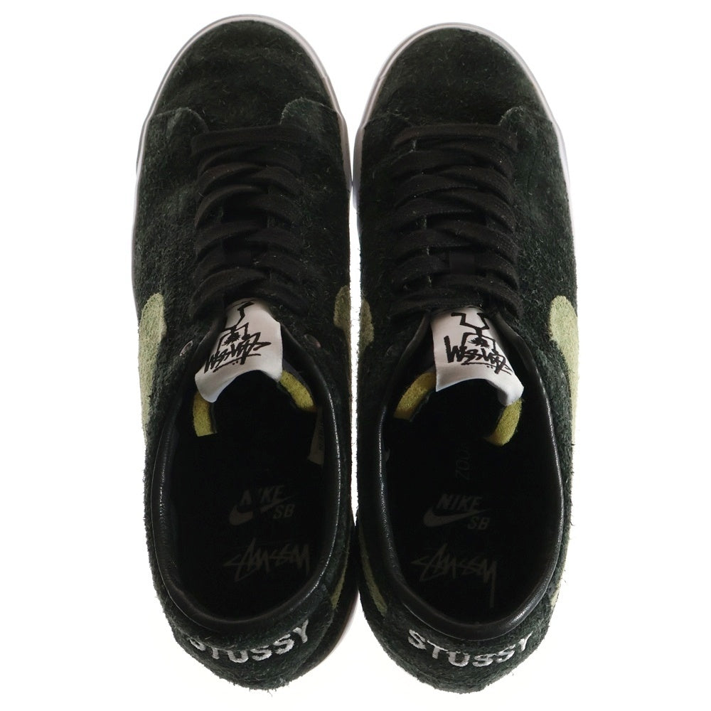 NIKE SB(ナイキエスビー) BLAZER LOW BLACK PALM GREEN ブレザー ローカットスニーカー ブラック/グリーン US11.5/29.5cm BQ6449-001