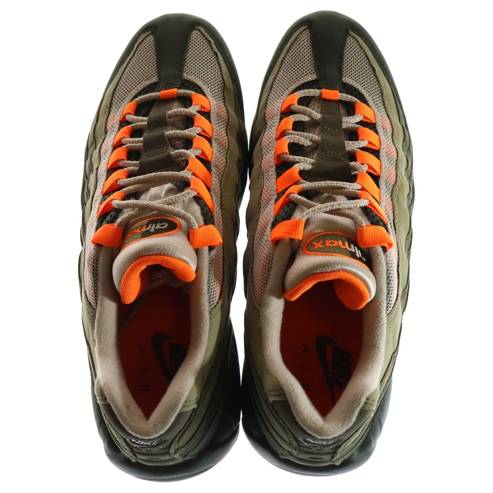 NIKE(ナイキ) AIR MAX 95 STRING TOTAL ORANGE エアマックス95 ストリング トータルオレンジ ローカットスニーカー カーキ/オレンジ US10/28cm AT2865-200