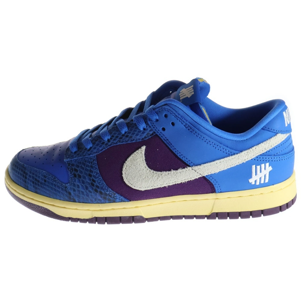NIKE(ナイキ) ×UNDEFEATED DUNK LOW Royal アンディフィーテッド ダンク ロイヤル ローカットスニーカー ブルー US10/28cm DH6508-400