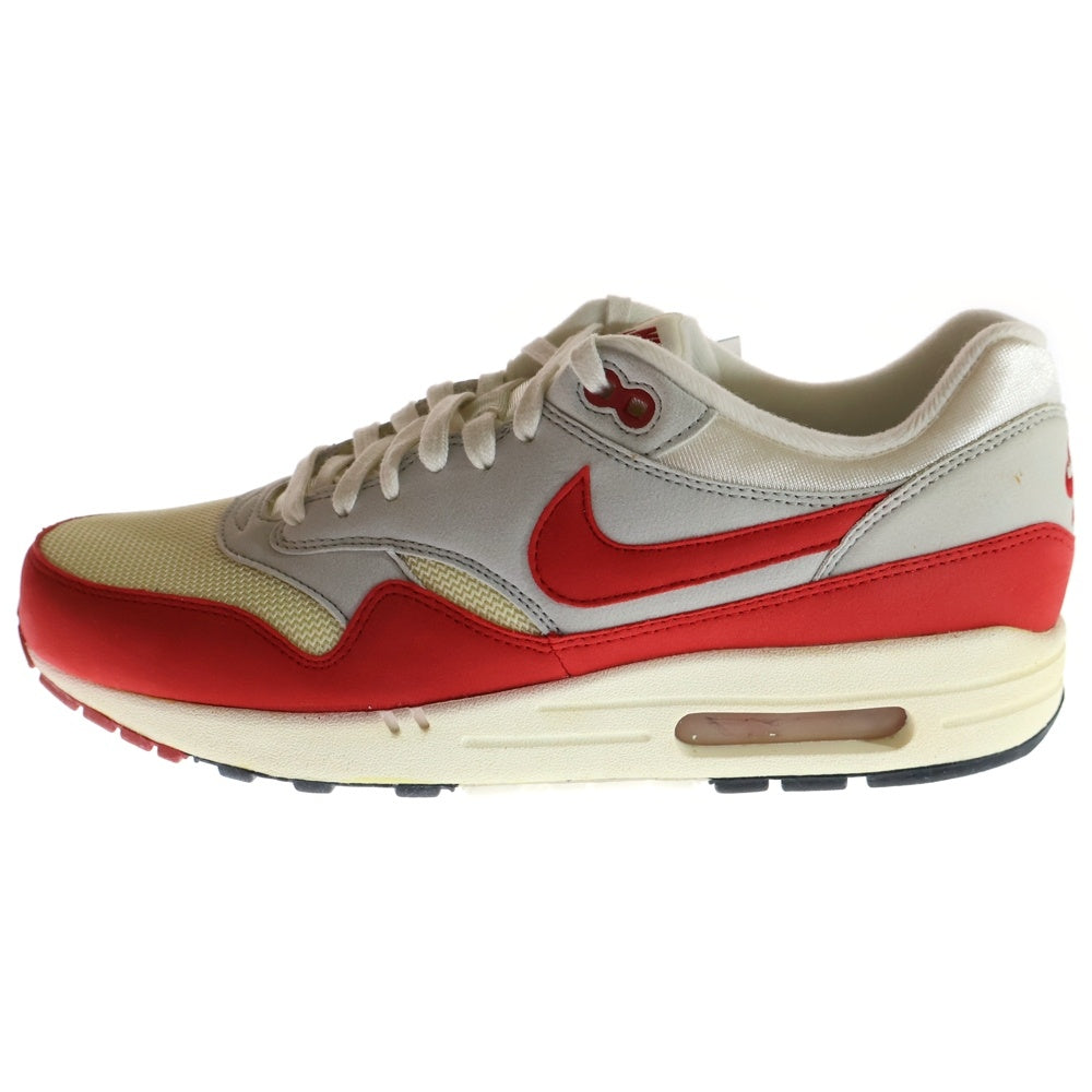 NIKE(ナイキ) AIR MAX 1 OG UNIVERSITY RED エアマックス1 ユニバーシティ レッド ローカットスニーカー レッド/ホワイト US10/28cm 554717-160
