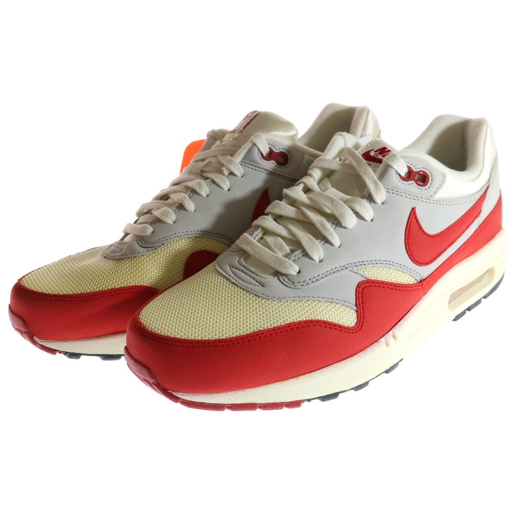 NIKE(ナイキ) AIR MAX 1 OG UNIVERSITY RED エアマックス1 ユニバーシティ レッド ローカットスニーカー レッド/ホワイト US10/28cm 554717-160