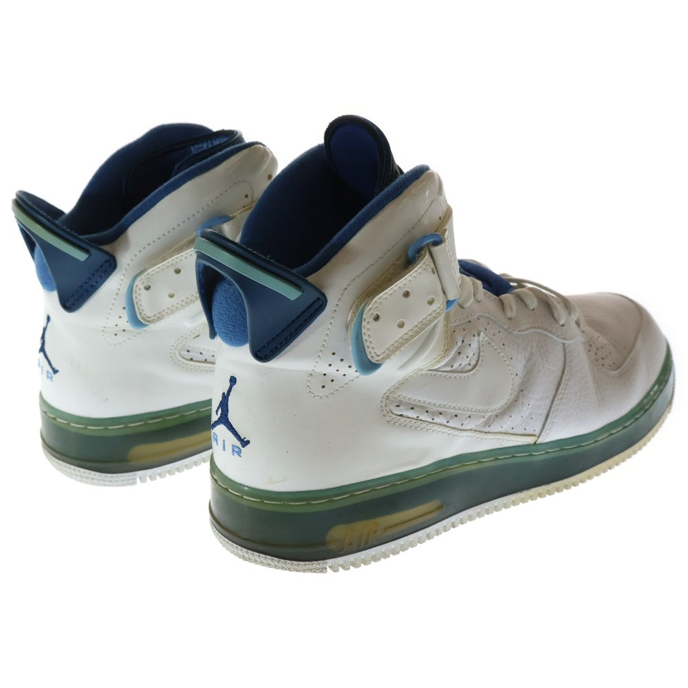 NIKE(ナイキ) 【観賞用 2008年製】AIR JORDAN FUSION 6 エアジョーダンフュージョン 6ハイカットスニーカー ホワイト/ブルー US11/29cm 343064-142