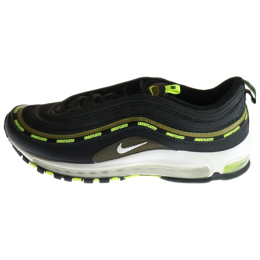 NIKE(ナイキ) ×UNDEFEATED AIR MAX 97 アンディフィーテッド エアマックス97 ローカットスニーカー ブラック/イエロー US11/29cm DC4830-001