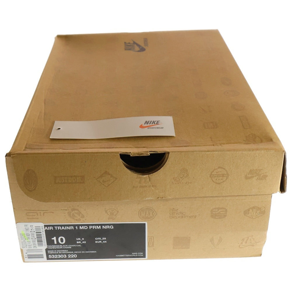 NIKE(ナイキ) 【観賞用2012年製】 AIR TRAINER 1 MD PRM NRG エアトレーナー ハイカットスニーカー ブラック/オレンジ US10/28cm 532303-220